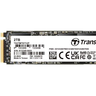 transcend/創見PCIe M.2 SSDs MTE712P
